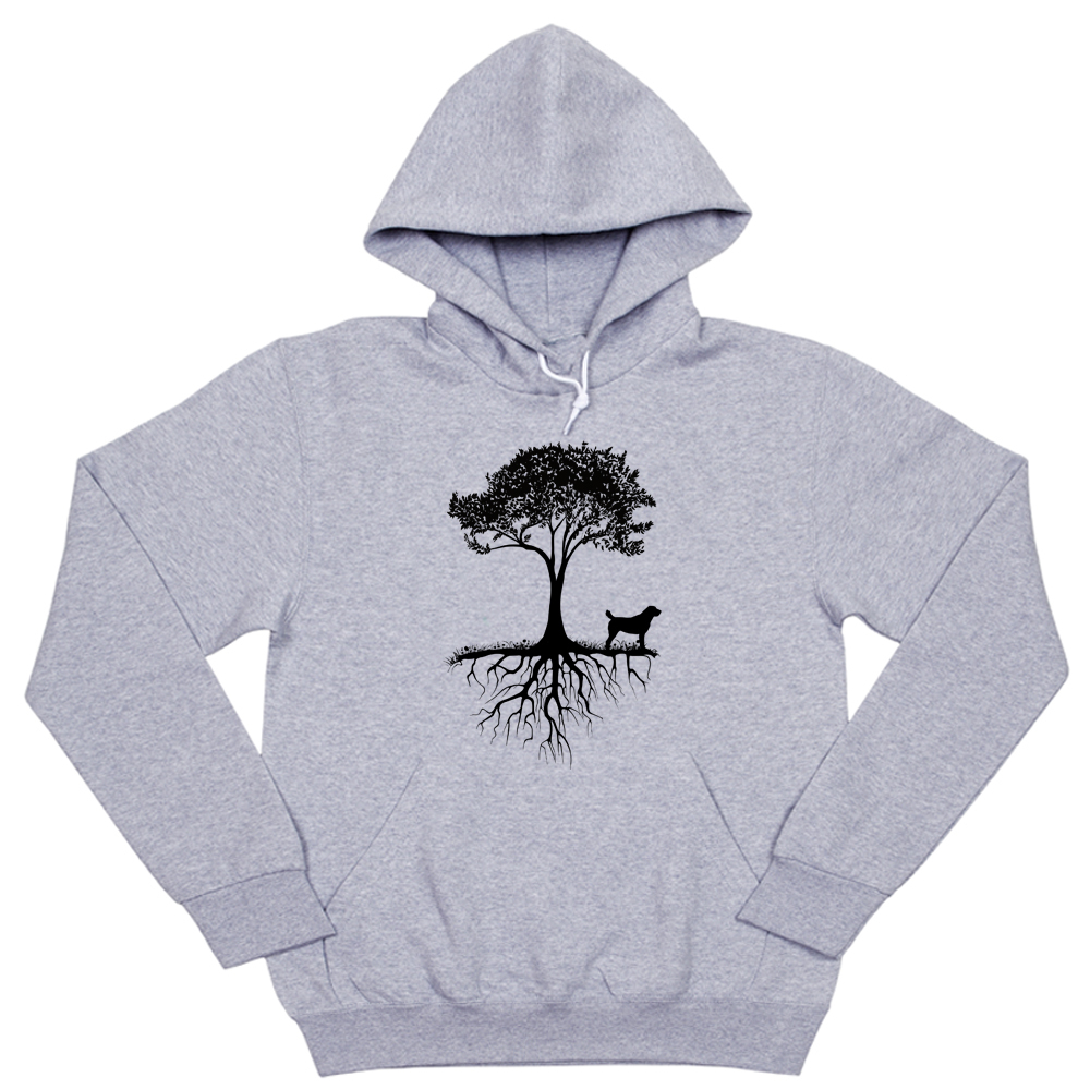 Толстовка "Алабай и дерево"