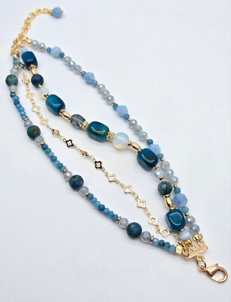 91002753 Браслет Роман с камнем