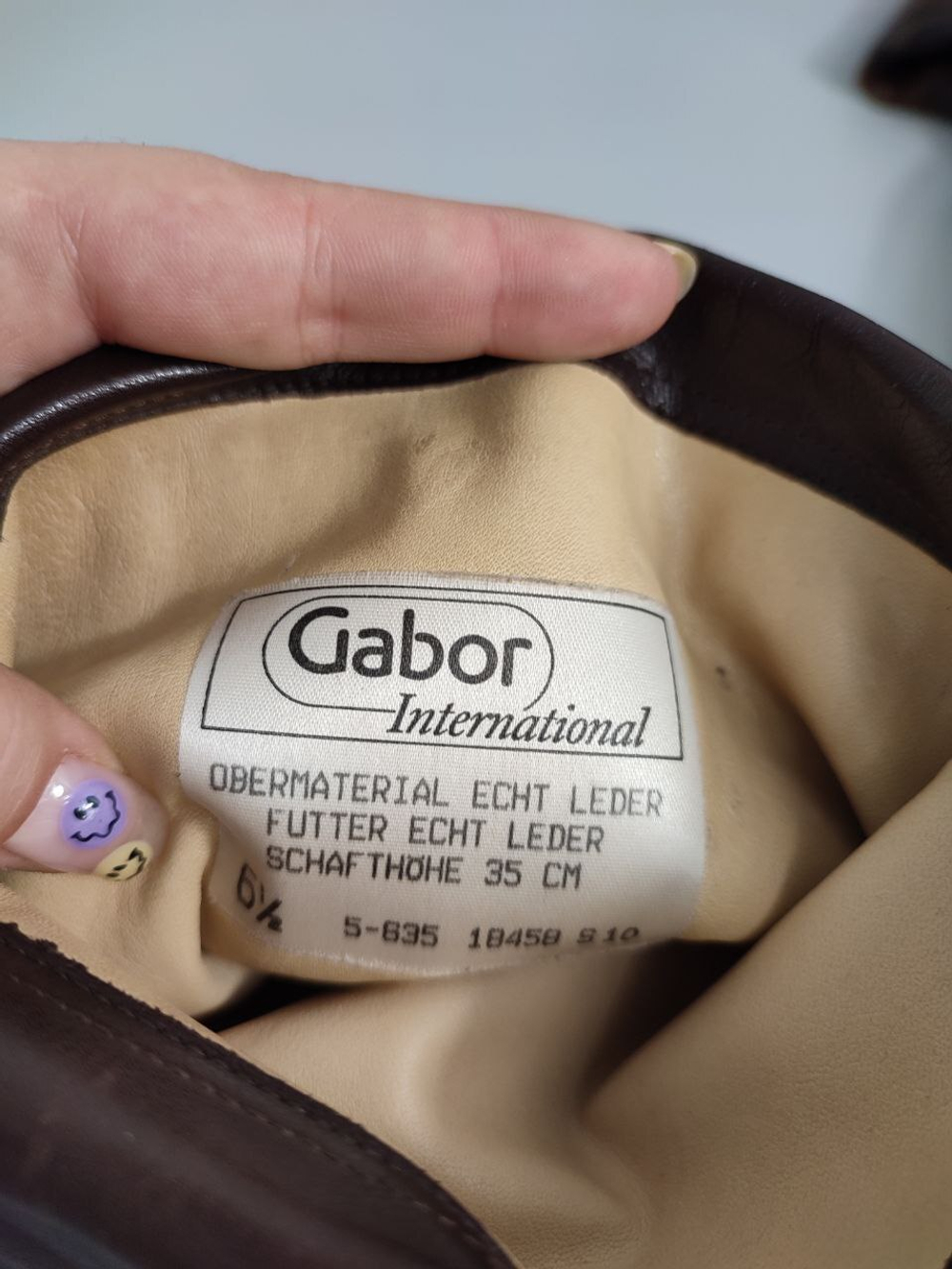 Сапоги Gabor коричневые 39 размер
