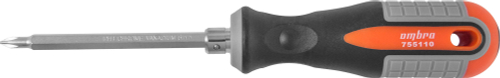 755110 Отвертка стержневая двусторонняя ROUND GRIP, РН1,SL5x100 мм