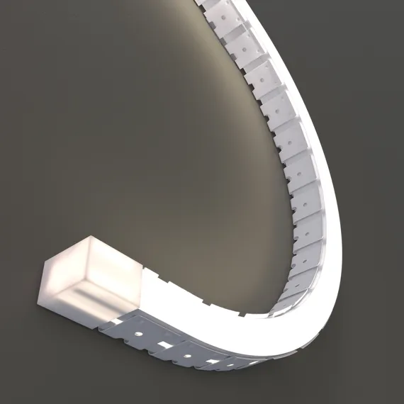 Гибкий неон 17х12 24В 10Вт/м 4000K IP67 5м Led Strip 432002