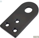 Проушина прямая 80*40 усиленная черная (толщ.5мм) Домарт / 10012