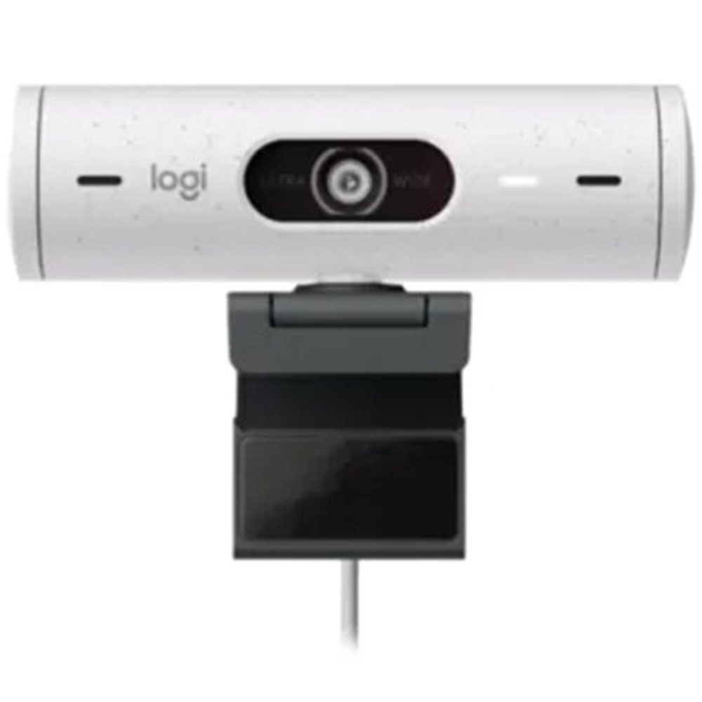 LOGITECH BRIO 500 Full HD Webcam - OFF-WHITE - USB-C