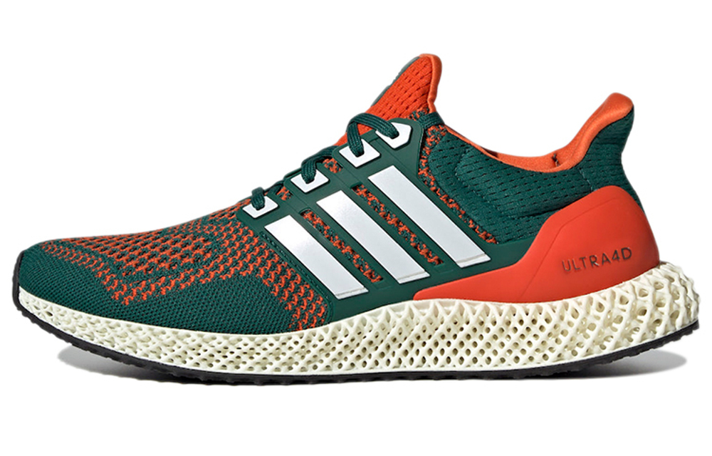Кроссовки Adidas Ultraboost 4D Miami Hurricanes Tpu