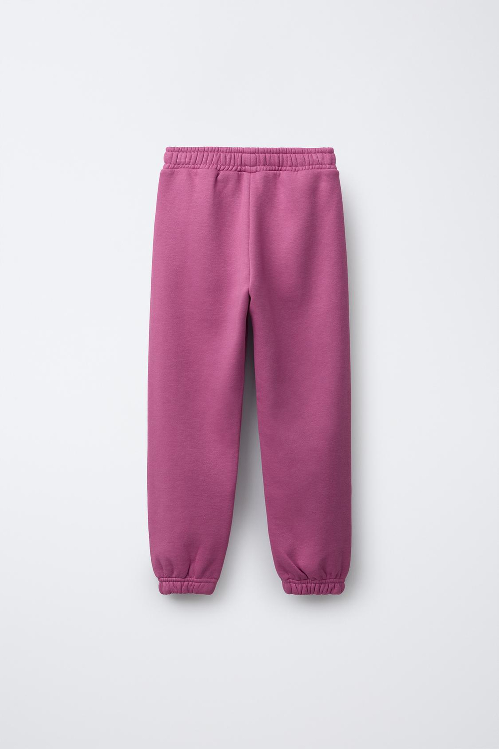 ZARA БАЗОВЫЕ БРЮКИ-ДЖОГГЕРЫ ИЗ МЯГКОЙ ТКАНИ, ЛИЛОВЫЙ