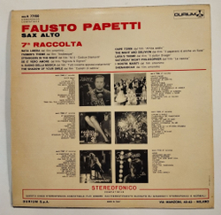 Винтажная виниловая пластинка LP Fausto Papetti 7a Raccolta (Italy 1966)