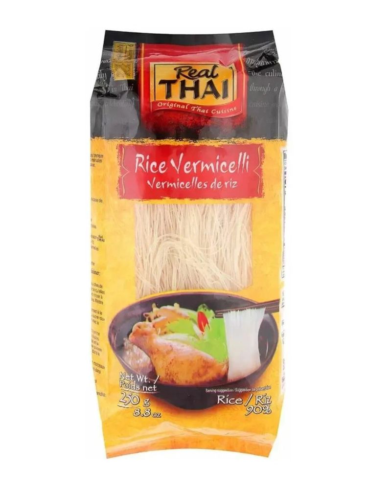 Вермишель REAL THAI рисовая 250 г, 2 шт
