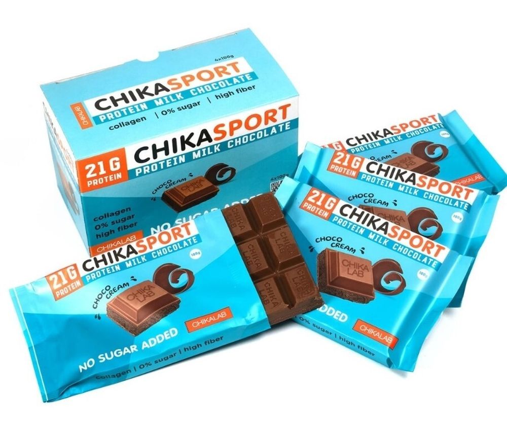 Молочный шоколад с шоколадной начинкой 100г (CHIKALAB)