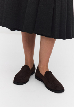 Лоферы // Jill // Chocolate // Suede