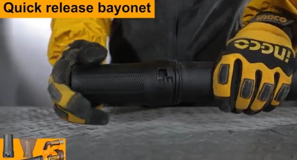 Аккумуляторная воздуходувка INGCO CABLI168082 INDUSTRIAL 16 В 2x2 Ач