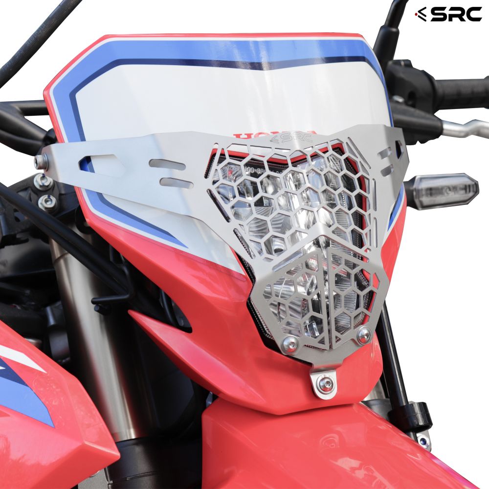 Headlight guard for Honda CRF250-300L LED model. HEAD LIGHT GUARD