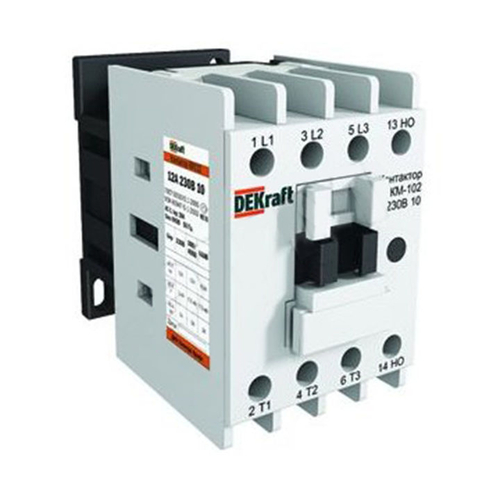 Контактор КМ102-025А-400В-10 1НО
