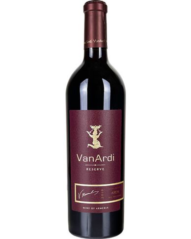 Вино Van Ardi Красное Сухое Резервное Reserve Areni 2018 г.у. 14%, 0,75 л, Армения