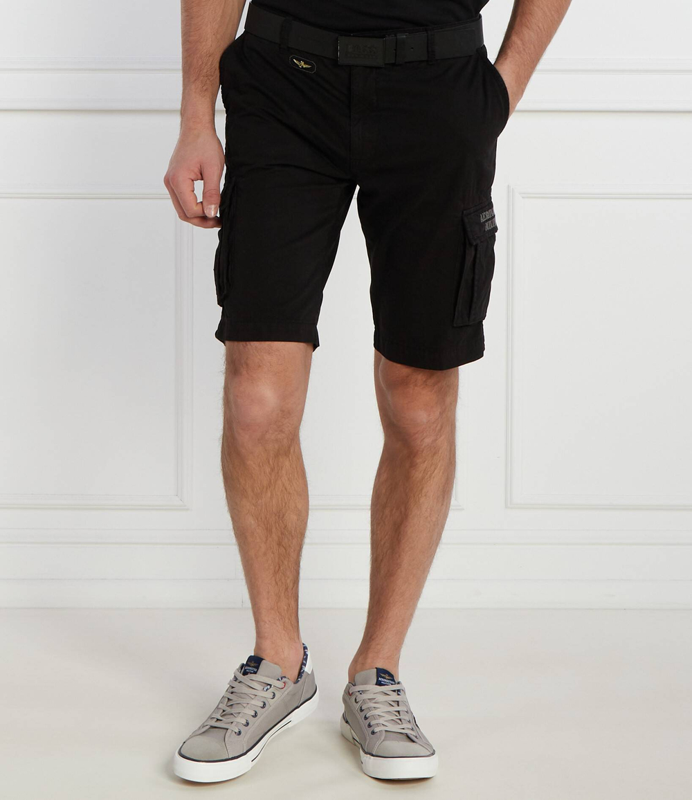 Шорты Aeronautica Militare - черный(BE066CT1122)