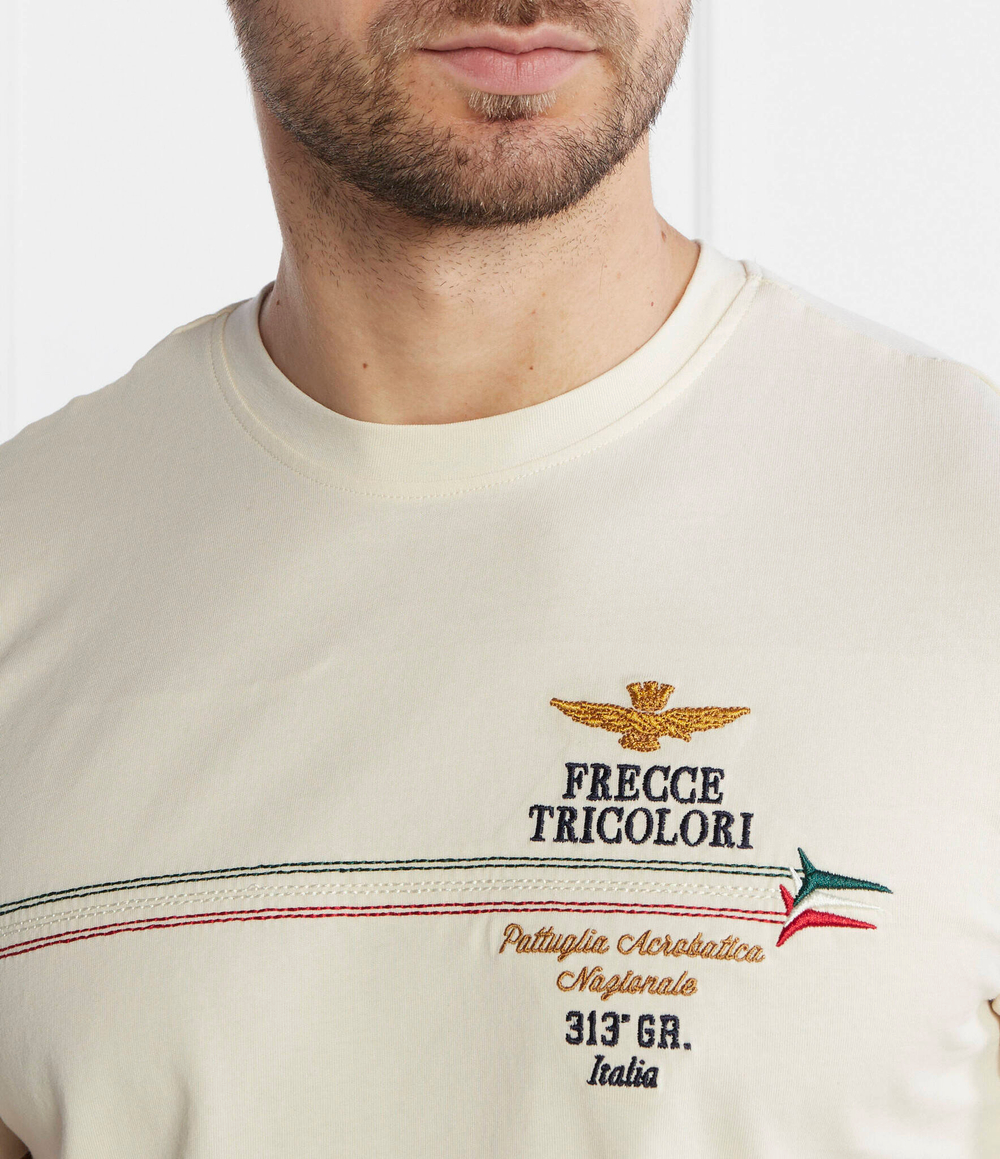Футболка Aeronautica Militare - экрю(TS2078J592)