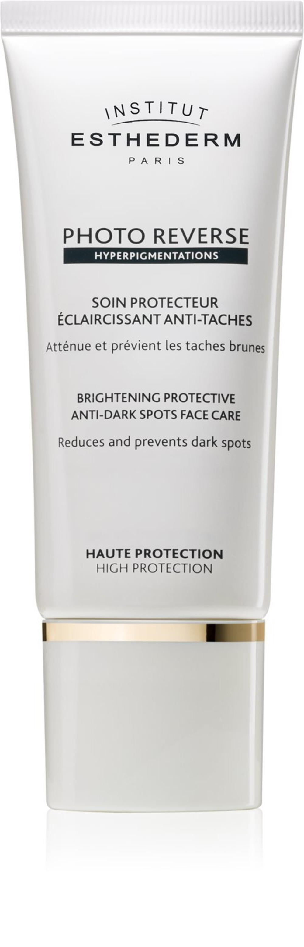 Institut Esthederm Photo Reverse Brightening Protective Anti-Dark Spots Face Care - осветляющая защита от пигментных пятен с высокой защитой от ультрафиолета /   50  ml  / GTIN 3461020012423