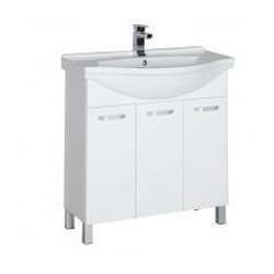 Тумба с раковиной Aquanet Глория 80 белый