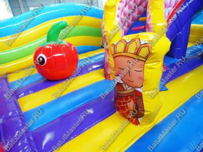 Коммерческий надувной батут "Хижина дракона", 15*8*6,3 м
