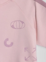 Летний костюм детский розовый, футболка и кюлоты