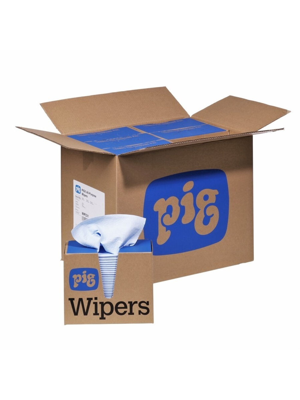 Универсальные очищающие салфетки PR40, 9.5" x 16", 900 шт. в коробке, голубые