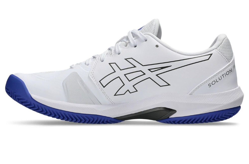 Мужские кроссовки теннисные Asics Solution Swift FF 2 Clay - белый/темный кобальт