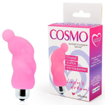 Розовый миниатюрный спиралевидный вибромассажер - 6,9 см. (Цвет: розовый)