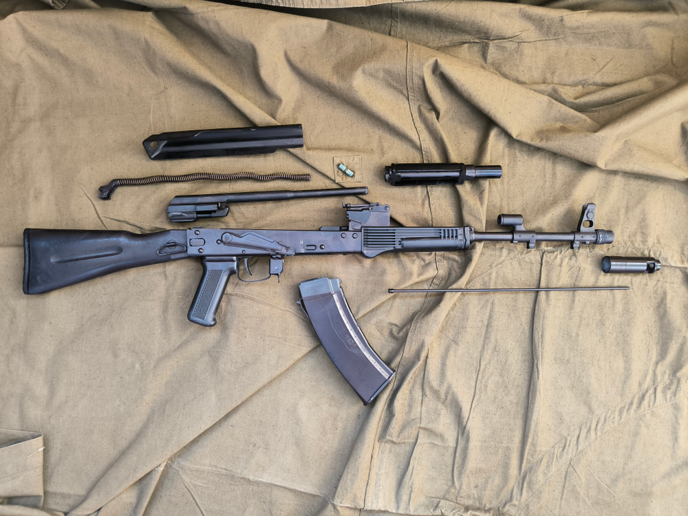 ММГ макет АК-74М автомат Калашникова со складным прикладом