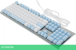 Клавиатура A4Tech Fstyler Neon синий/белый (FS100)