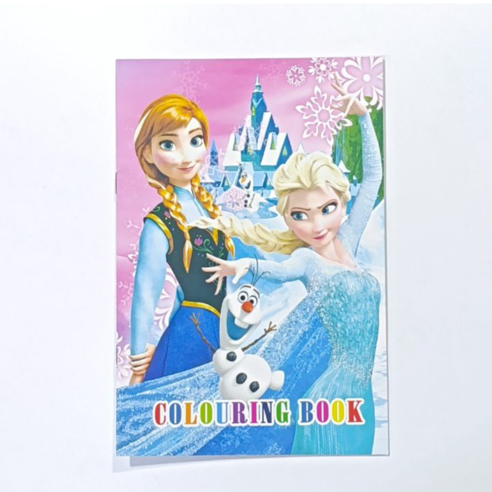 Раскраска с наклейками Холодное Сердце