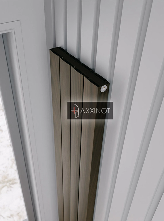 Axxinot Barkas V 2500 - вертикальный алюминиевый радиатор высотой 2530 мм