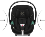 Коляска Cybex Balios S Lux BLK complete Aton S2 Moon Black 3 в 1 Moon Black с дождевиками