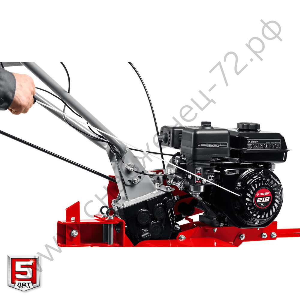 ЗУБР увеличенные колеса, 7 л.с., мотоблок (МТБ-300 У)