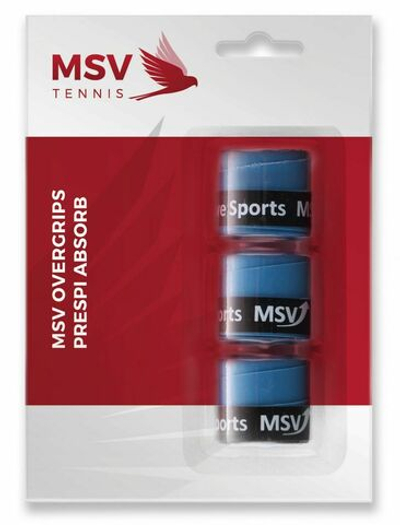 Теннисные намотки MSV Prespi Absorb Overgrip light blue 3P