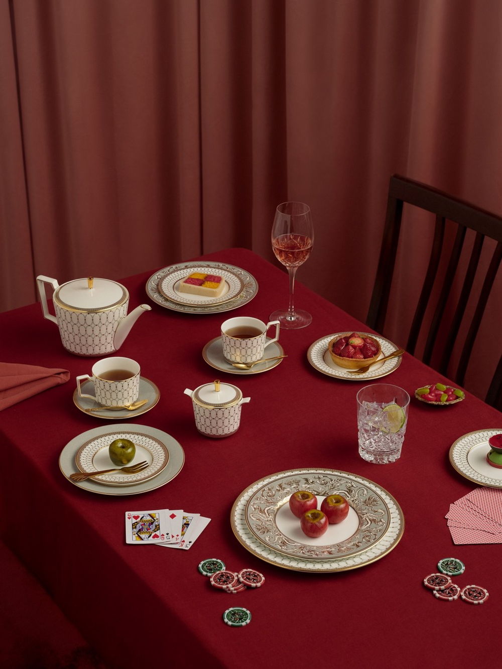 Wedgwood Чашка для эспрессо Renaissance Grey 70 мл с блюдцем 1065329