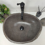 Раковина из речного камня RS61957 (52*42*15)