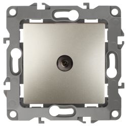 12-3102-04 ЭРА Розетка TV проходная, IP20, Эра12, шампань | Эра 12 Шампань