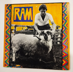 Винтажная виниловая пластинка LP Paul and Linda McCartney Ram (USA 1971)