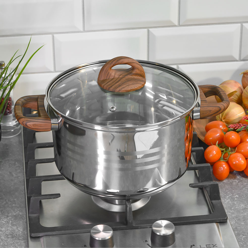 Кастрюля 5л нерж "Foresta"