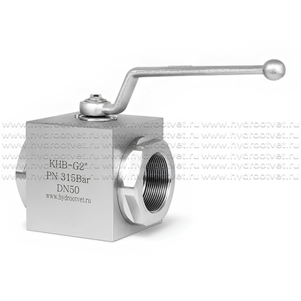 KHM-G2-1111-01-1 - Шаровой кран 2/2 на высокое давление, резьба G2" (KHB-G2)