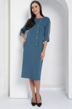 Платье Простота в деталях (джинс) П12622-5 LT Collection