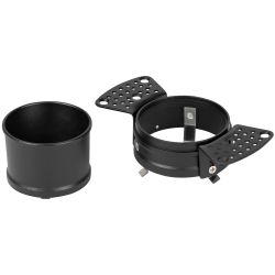 Светильник встраиваемый алюминиевый ЭРА KL99 BK безрамочный под штукатурку под лампу MR16 GU5.3 черный | Алюминиевые встраиваемые светильники