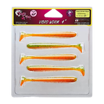 Мягкая приманка Crazy Fish Vibro Worm 4'' 10см 5шт 75-100 -