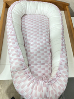 подушка-гнездышко для круглых/овальных кроваток EVA