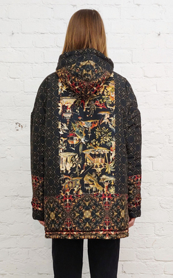 Двусторонняя куртка "Китайский гротеск", по мотивам шпалеры фламандского мастера Judocus de Vos