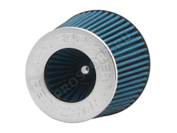 Фильтр воздушный нулевого сопротивления Sport MEGA FLOW, синий/хром D70мм