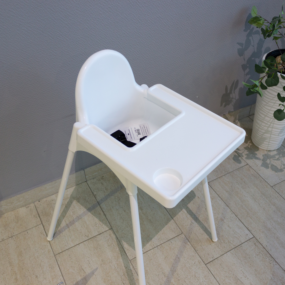 Стульчик для кормления (белый) М6247