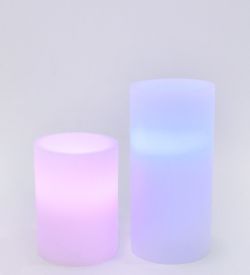 Bright LED-07 Набор светодиодных свечей (2шт.) с дистанционным управлением, таймером, мультиколор