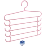 Вешалка многофунциональная «ИДЕЯДОМА», цвет пудровый, 5 отд, 33*36*5см (Лейбл Селфи)