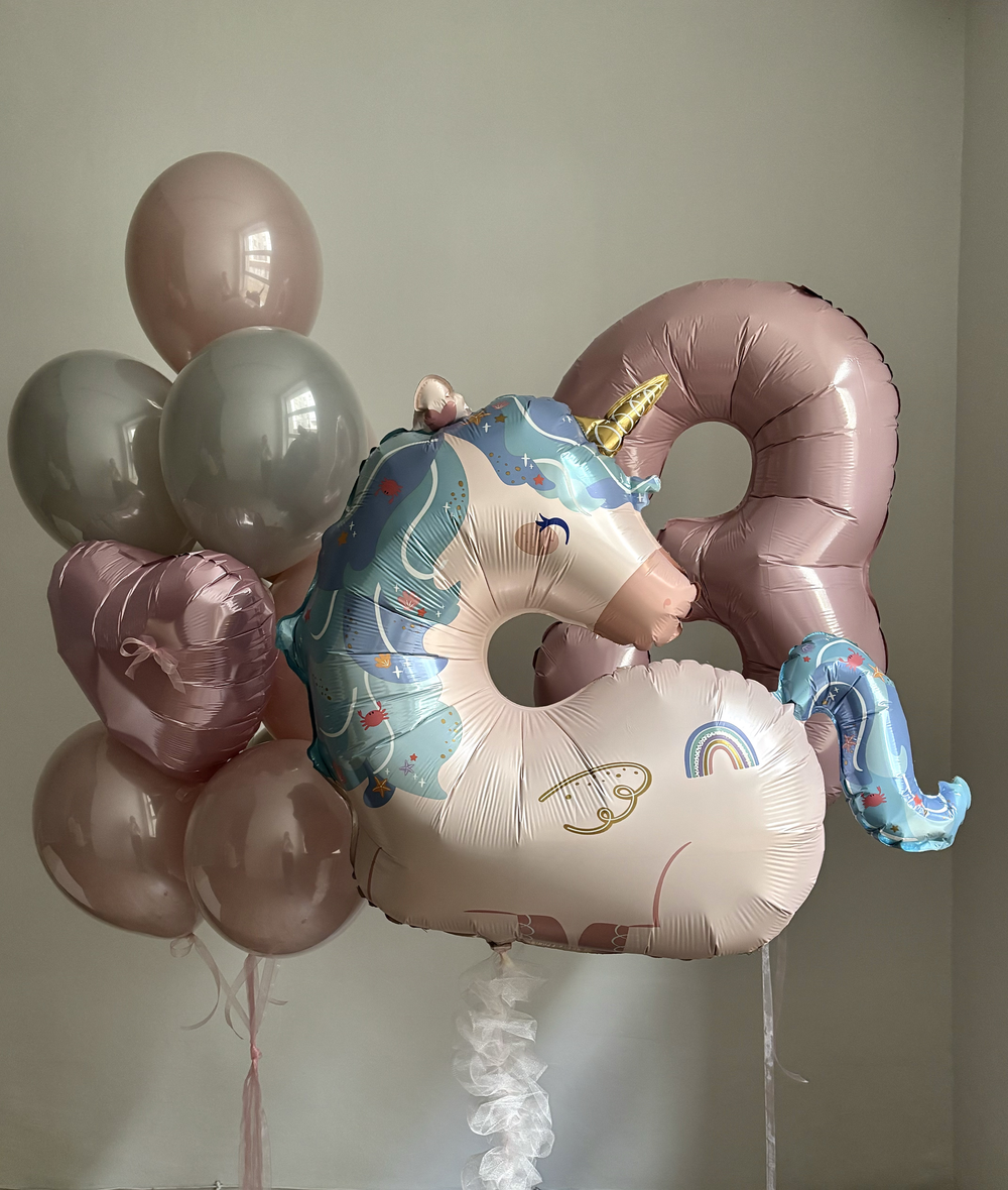 Сет шаров «Морской единорог»