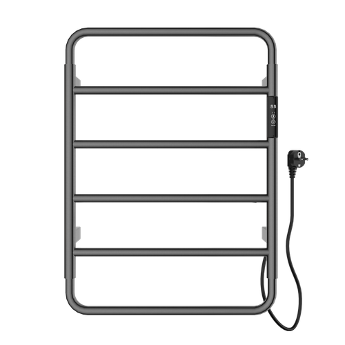 Полотенцесушитель электрический WONZON & WOGHAND WISMAR, Темный графит (WW-AL201-GM)